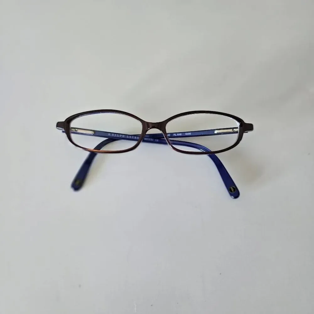 Ralph Lauren 140 rl648 k4w glasses Black Blue Oval Shape